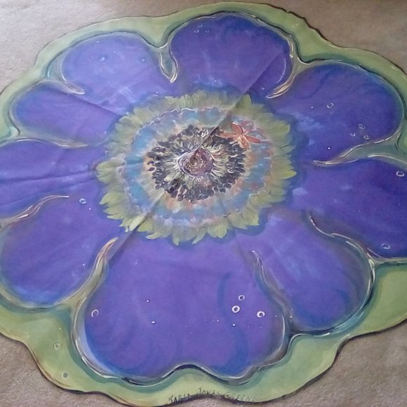 Hand painted tabletop art